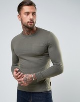 Thumbnail for your product : French Connection Long Sleeve Pocket T-Shirt