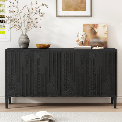 Sideboard with Central Support Perfect for Modern Storage Solutions