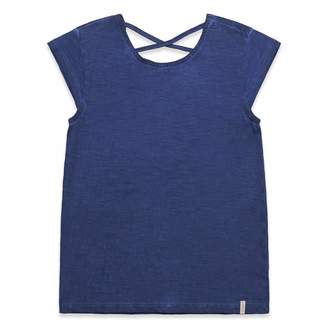 Esprit Kids Girls' T-Shirt SS Night Blue 449 164 cm (Size: Large)