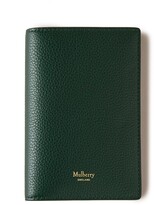 Thumbnail for your product : Mulberry Passport Cover Black Small Classic Grain