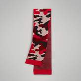 Thumbnail for your product : Burberry Camouflage Merino Wool Scarf