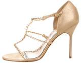 Thumbnail for your product : Marchesa Deena Embellished Sandals Gold Deena Embellished Sandals