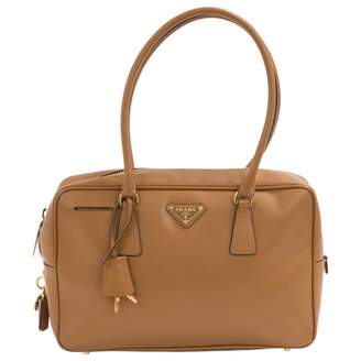 Prada Camel Leather Handbags