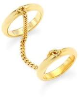 Thumbnail for your product : Chloé Carly Chain & Band Double Ring