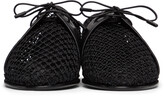 Thumbnail for your product : Saint Laurent Black Fishnet Timothee Derbys