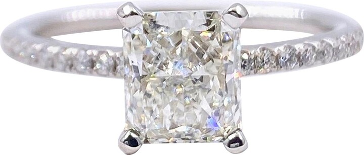 Forevermark Robbins Bros Radiant Diamond Engagement Ring 1.45 Carat