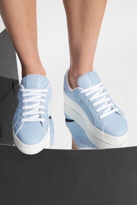 F_WD Sneakers With Logo Women's Light Blue - ShopStyle