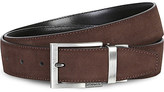Thumbnail for your product : HUGO BOSS Reversible suede and leather belt