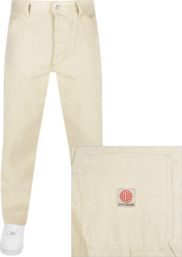 Deus Ex Machina Big Fella Denim Jeans Cream