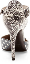 Thumbnail for your product : Marc Jacobs Printed Snakeskin Mary-Jane Pumps