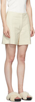Thumbnail for your product : Joseph Beige Canvas Tallin Shorts