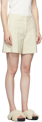 Joseph Beige Canvas Tallin Shorts