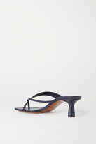 Thumbnail for your product : Neous Florae Leather Sandals - Navy