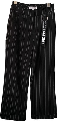 I.AM.GIA Black Polyester Trousers