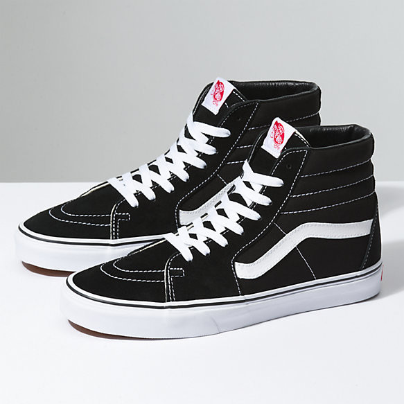 womens vans black high tops