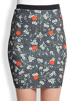 Thumbnail for your product : Opening Ceremony Printed Neoprene Skirt