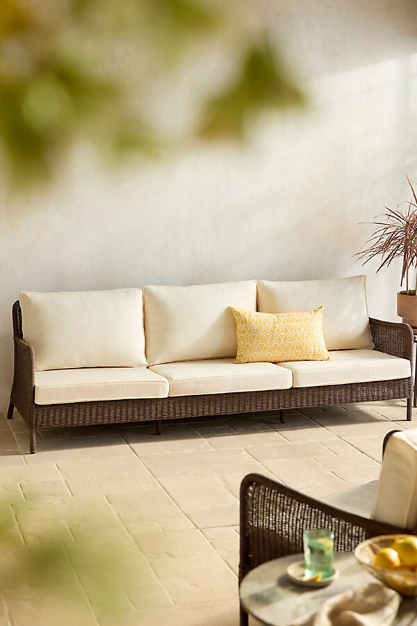 Harbor All Weather Wicker Three Seat Sofa