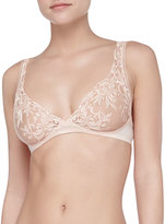 Thumbnail for your product : La Perla Niloufer Embroidered Soft Triangle Bra, Rosa