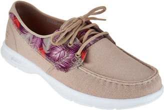 skechers denim boat shoes