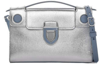 Christian Dior Shoulder Bag Diorever Metallic Silver