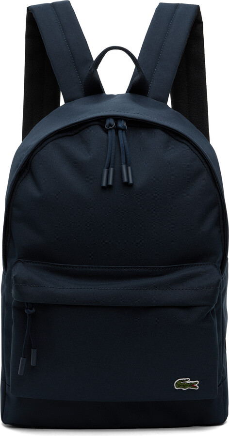 Lacoste Unisex Neocroc Backpack with Zipped Logo Straps - ShopStyle