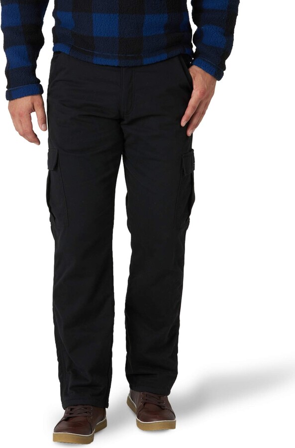 Wrangler Authentics Men's Fleece-Lined Cargo Pant Casual - ShopStyle  Trousers