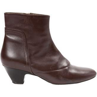 Karine Arabian \N Brown Leather Ankle boots