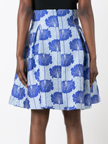 Thumbnail for your product : P.A.R.O.S.H. floral jacquard skirt
