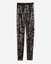 Thumbnail for your product : Express High Waisted Sequin Leggings