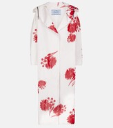 Thumbnail for your product : Prada Floral silk taffeta coat