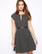 Thumbnail for your product : Oasis Stripe Chevron Dress