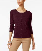Thumbnail for your product : Karen Scott Petite Embellished Cardigan, Created for Macy's
