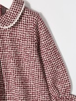 Thumbnail for your product : Douuod Kids Peter Pan collar houndstooth dress