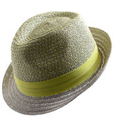 Thumbnail for your product : Vince Camuto Pattern Crown Straw Fedora