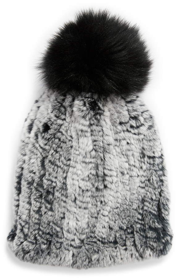 rabbit fur hat