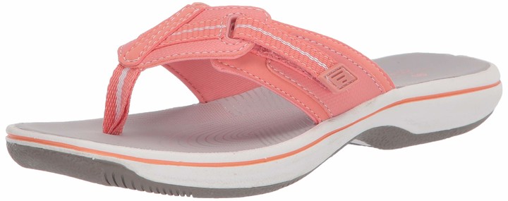 clarks cloudsteppers womens orange