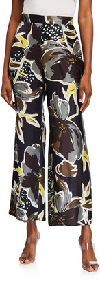 plus size printed pants