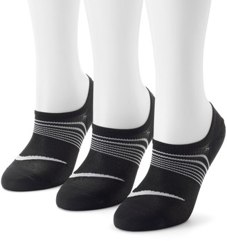 Nike Women's Everyday Plus Lightweight Training Footie Socks 3-Pack -  ShopStyle