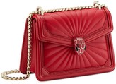 Thumbnail for your product : Bvlgari Serpenti Sunshine Quilted Leather Top Handle Bag