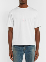 Thumbnail for your product : Saint Laurent Slim-Fit Printed Cotton-Jersey T-Shirt