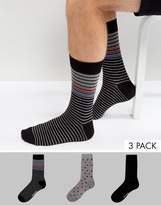 Thumbnail for your product : Ben Sherman 3 Pack Sock