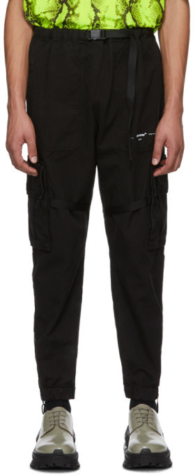 parachute cargo pants off white
