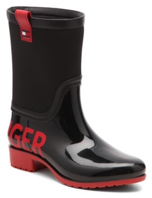 tommy hilfiger mela rain boots