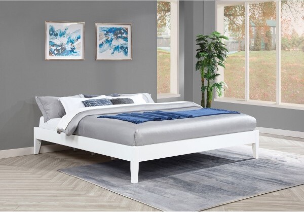 EPOCH VENTS KingSizePlatformBedwithSturdyFrameforBedroom