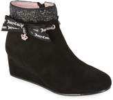 Thumbnail for your product : Juicy Couture Kid's Embellished Wedge Booties