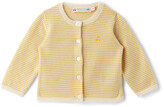 Thumbnail for your product : Bonpoint Baby Yellow Aila Cardigan