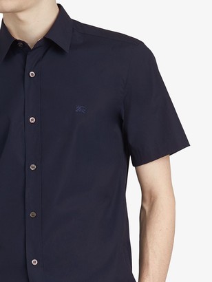 Burberry equestrian embroidered shirt