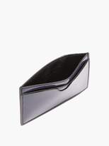 Thumbnail for your product : Alexander McQueen Embossed Iridescent-leather Card Holder - Mens - Black Multi