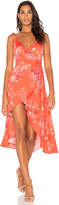 Thumbnail for your product : MinkPink Hotsprings Waterfall Wrap Dress