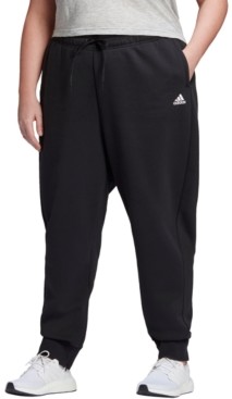 adidas Plus Size Logo Fleece Jogger Pants